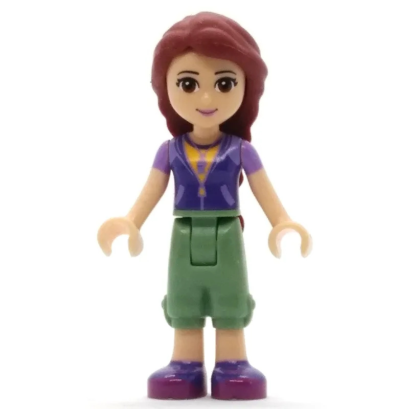 Joy - Magenta Vest, Sand Green Trousers — minifigurine LEGO | Brick Broker