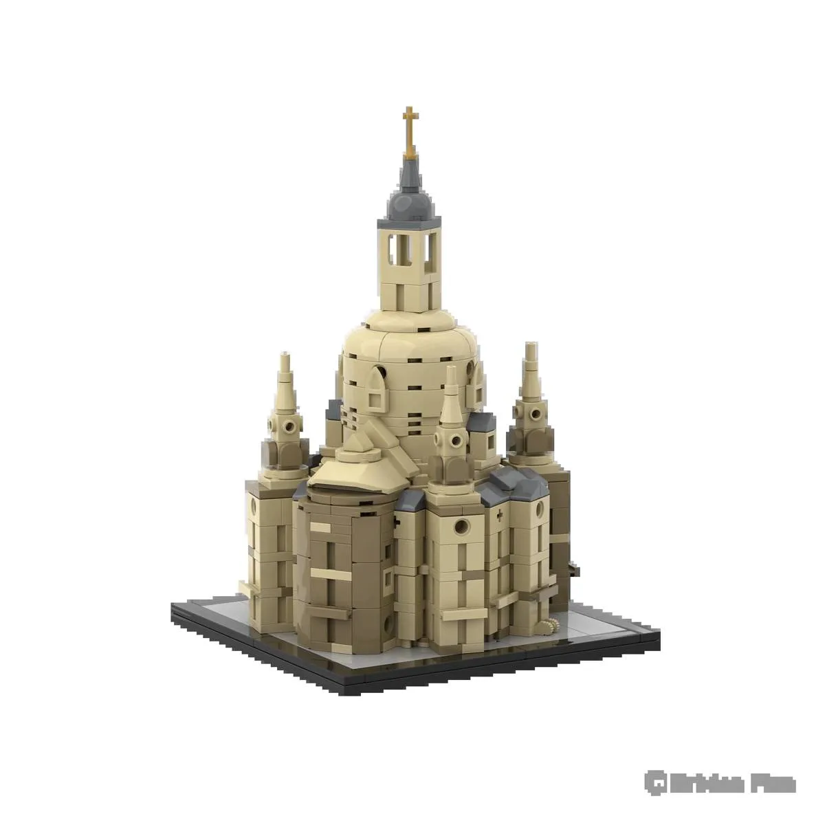 BRIXIES Frauenkirche de Dresde (petit) (BRIXIES-222.032) - prix | Brick Broker