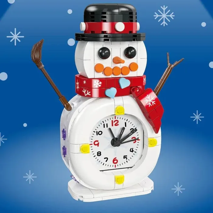 JIESTAR Horloge bonhomme de neige (JS-JJ9189) - prix | Brick Broker
