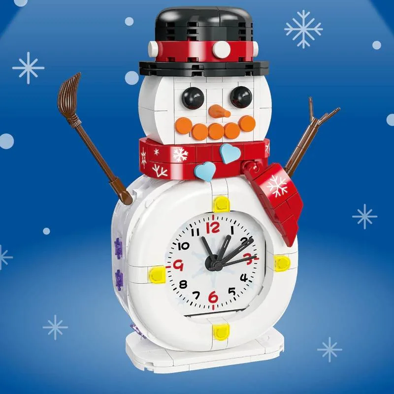 JIESTAR Horloge bonhomme de neige (JS-JJ9189) - prix | Brick Broker