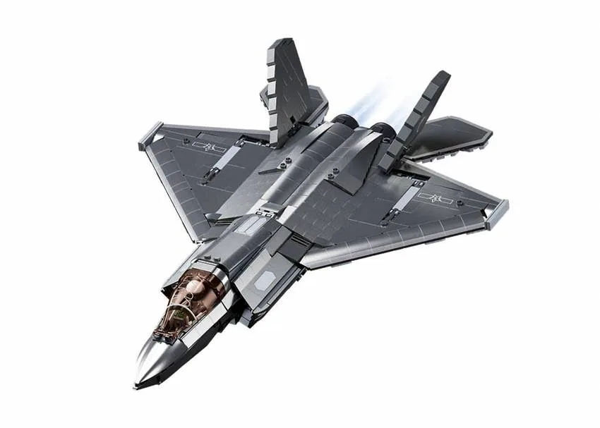 Sluban Avion furtif J-35S version revêtement métallique (SLB-M38-B1186) - prix | Brick Broker