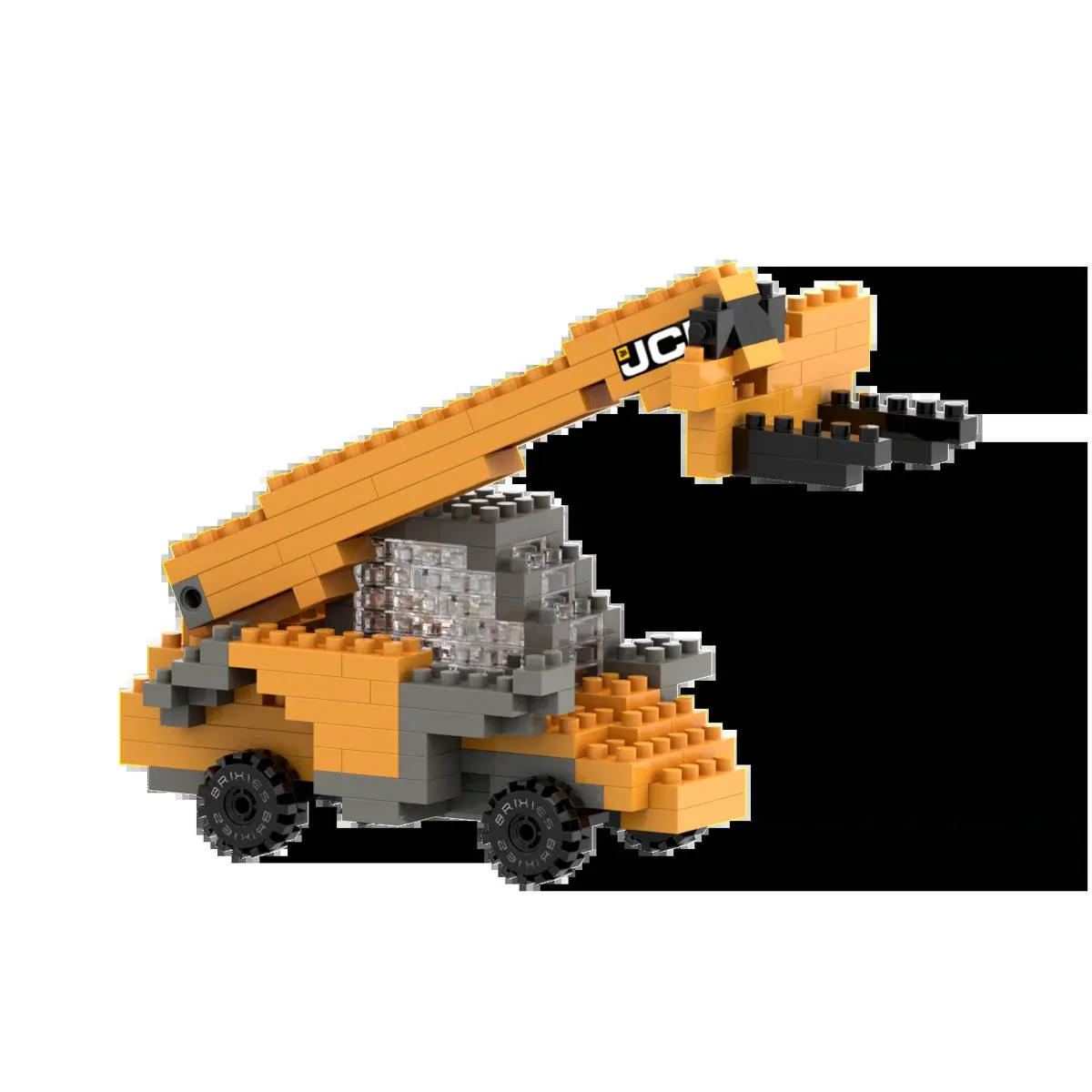 BRIXIES Chargeuse télescopique JCB LEGO (BRIXIES-250.006) - prix | Brick Broker