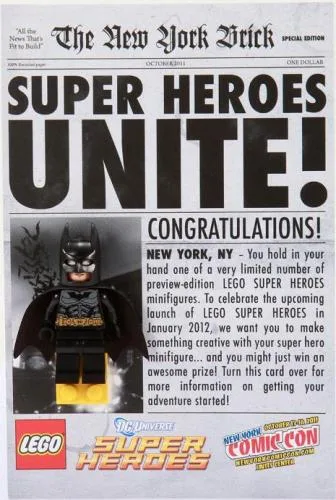 LEGO Super Heroes Unite - Batman - Exclusivité New York Comic-Con 2011 (COMCON018-1) - prix | Brick Broker