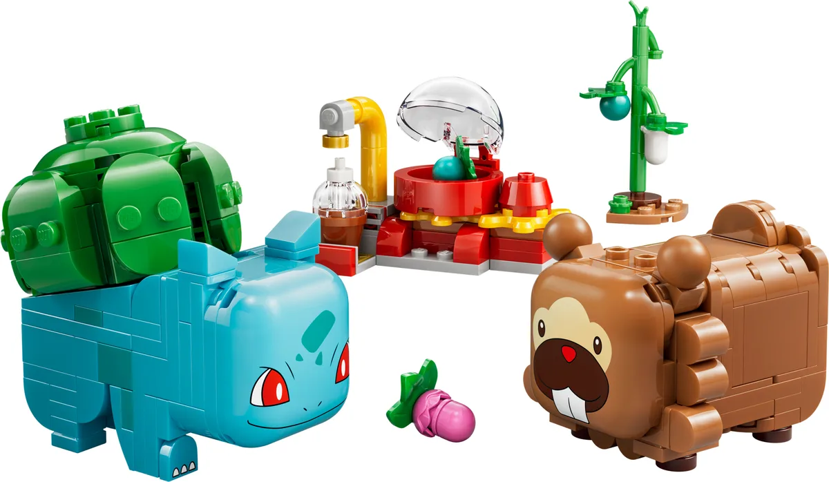 LEGO 72155 Bash aux baies avec Bulbizarre et Tadmorv - prix | Brick Broker