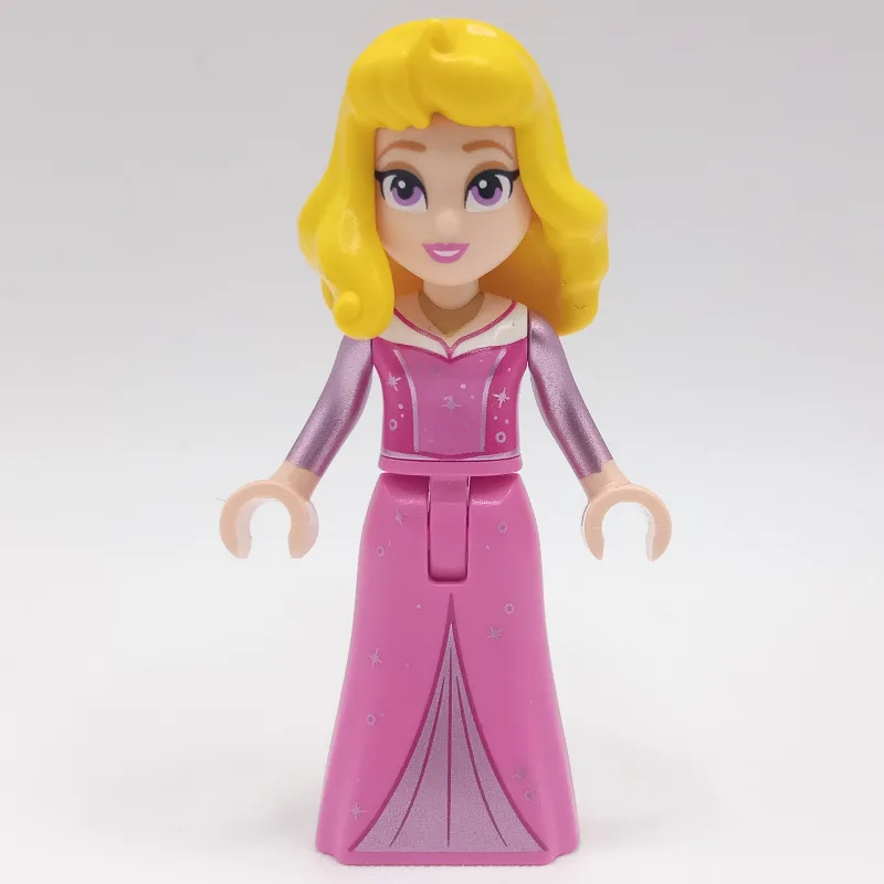 Aurora - Dark Pink Dress, Big Eyes, Yellow Ha… — minifigurine LEGO | Brick Broker