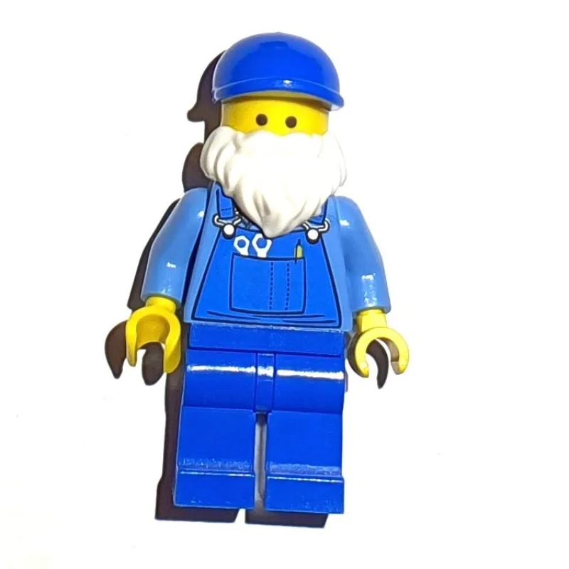 Medium Blue Torso, Blue Legs, Blue Cap, White… — minifigurine LEGO | Brick Broker
