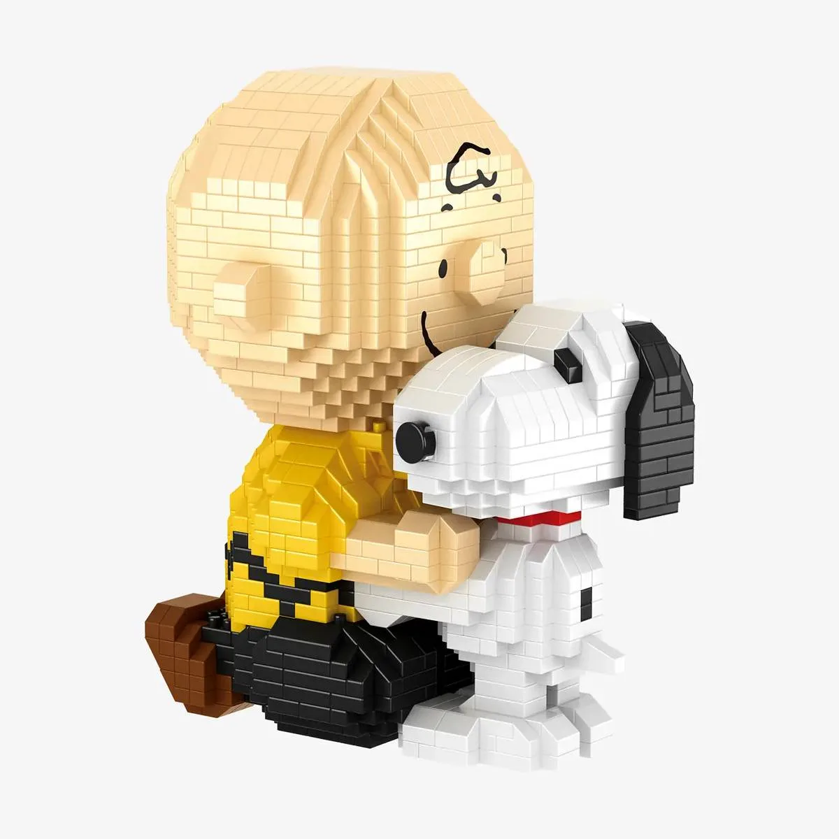 BlueBrixx Charlie Brown fait un câlin avec Snoopy (BB-108218) - prix | Brick Broker