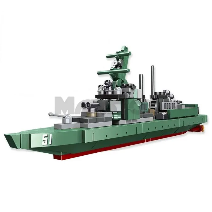 JIESTAR Destroyer de classe Arleigh Burke (JS-58043) - prix | Brick Broker