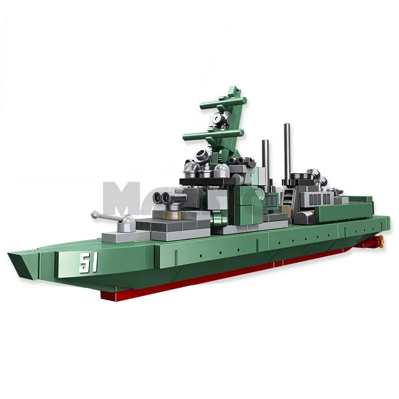 JIESTAR Destroyer de classe Arleigh Burke (JS-58043) - prix | Brick Broker