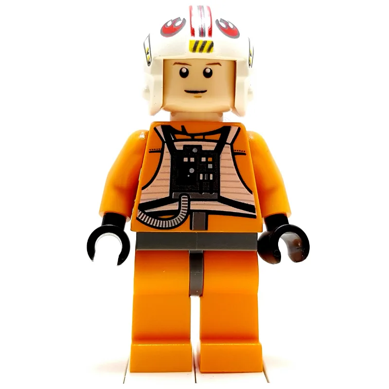 Luke Skywalker, Orange Rebel Pilot Outfit, Da… — minifigurine LEGO | Brick Broker