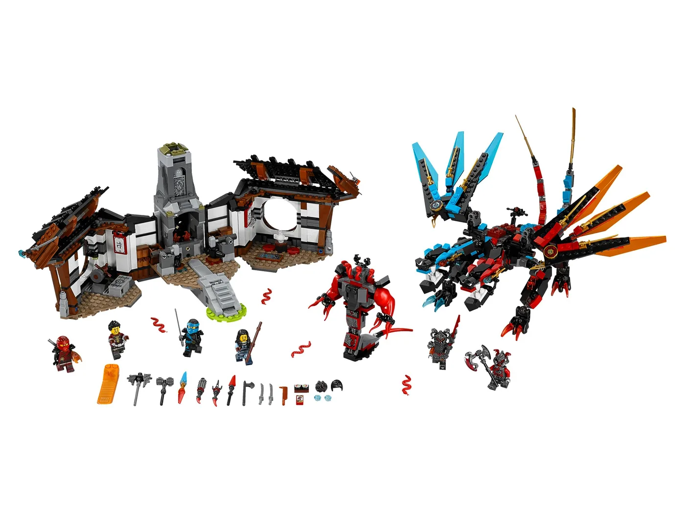 LEGO 70627 La forge du dragon - prix et où acheter | Brick Broker