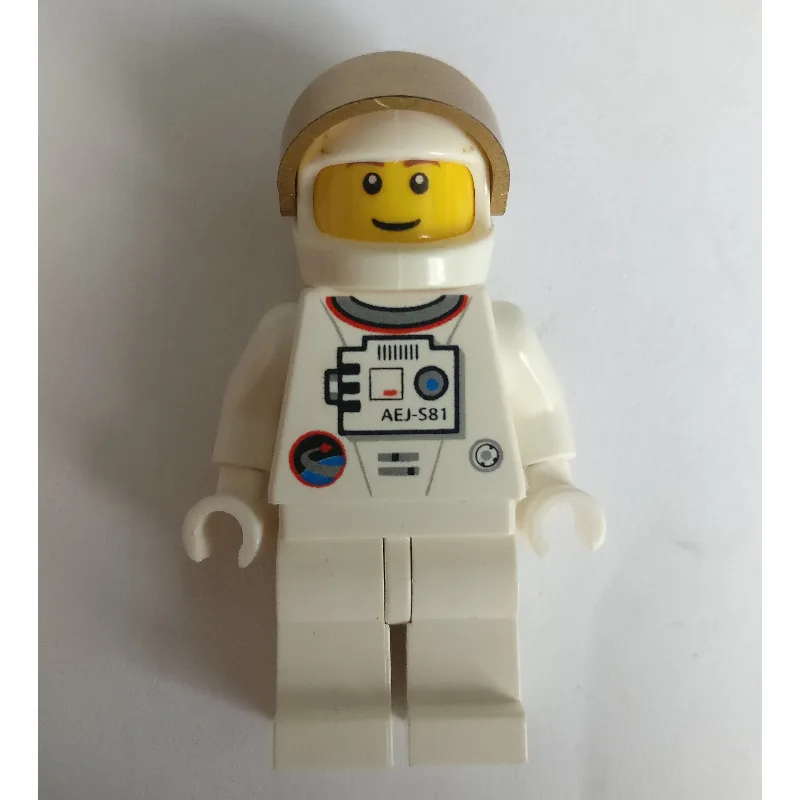 Astronaut - White Torso and Legs, Gold Visor,… — minifigurine LEGO | Brick Broker