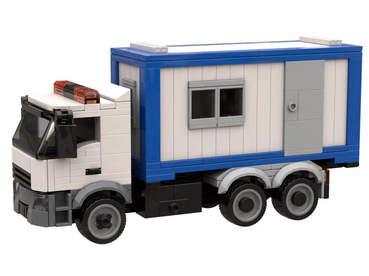 BlueBrixx Camion avec conteneur de construction (BB-105034) - prix | Brick Broker