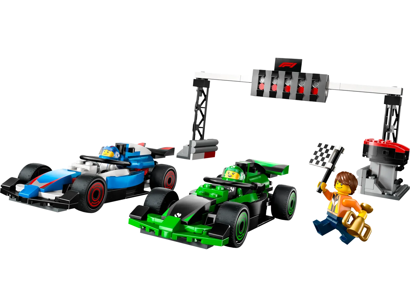 LEGO 60474 Grille F1 avec Voitures de Course VCARB et Sauber - prix | Brick Broker