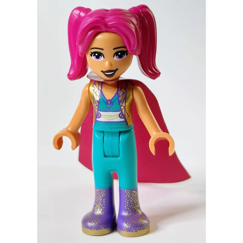 Camila - Gold Jacket, Dark Turquoise Pants, M… — minifigurine LEGO | Brick Broker