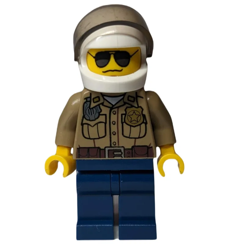 Forest Police / Ranger, Dark Tan Shirt with R… — minifigurine LEGO | Brick Broker