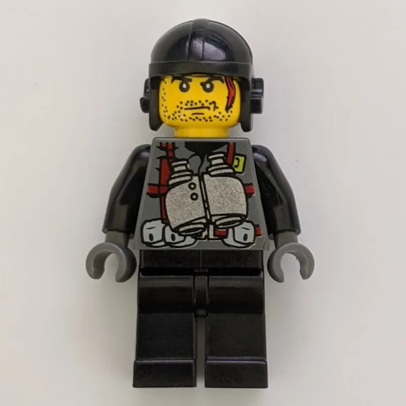 Digger with Binoculars Hanging Round Neck — minifigurine LEGO | Brick Broker