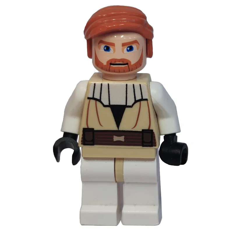 Obi-Wan Kenobi, White Legs (Clone Wars) — minifigurine LEGO | Brick Broker