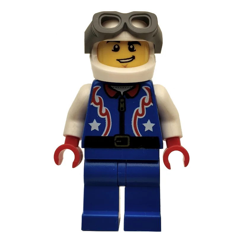 Pilot - Blue Torso, Blue Legs, White Helmet — minifigurine LEGO | Brick Broker