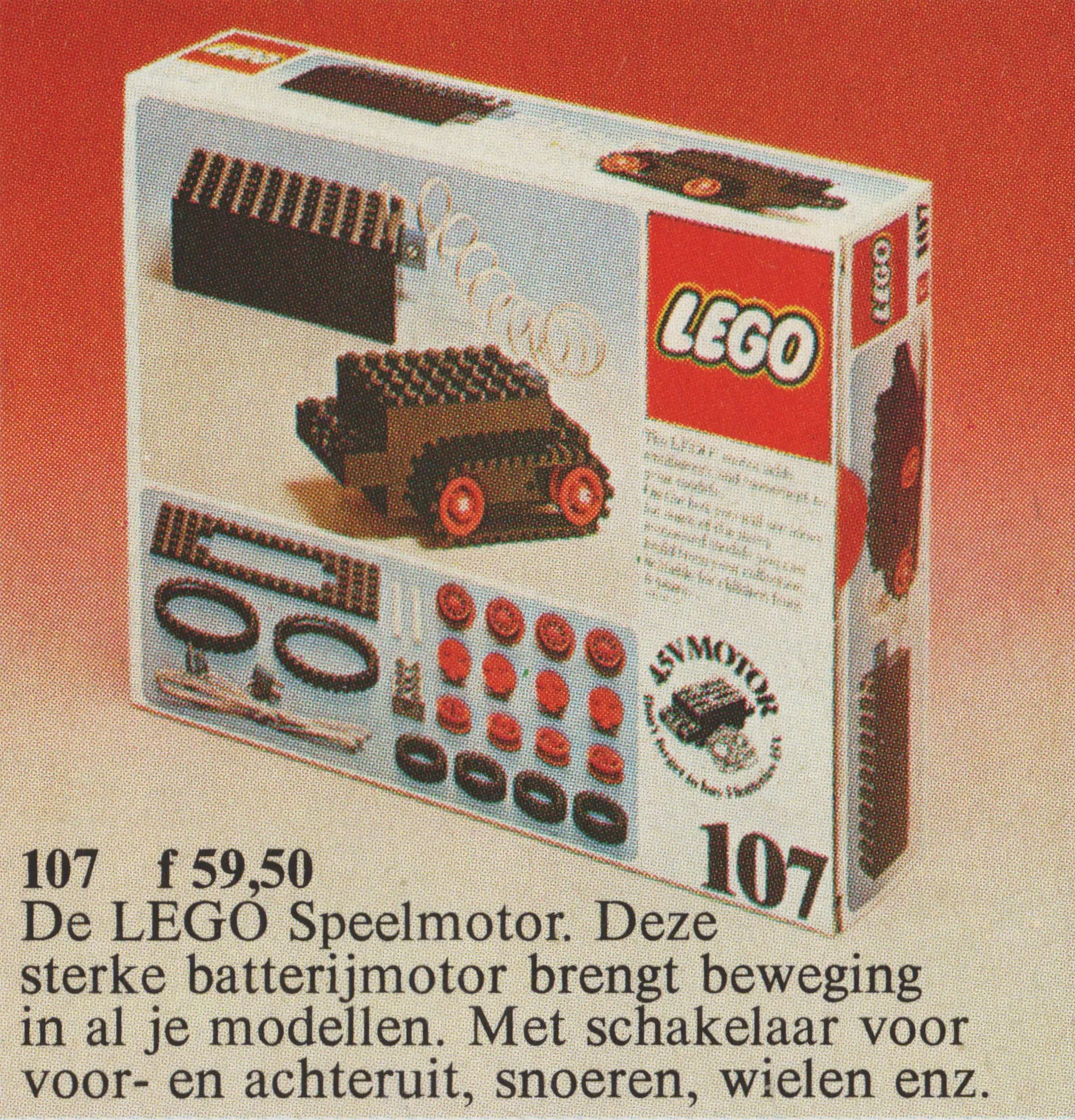 LEGO 107 Ensemble moteur 4,5V - prix et où acheter | Brick Broker
