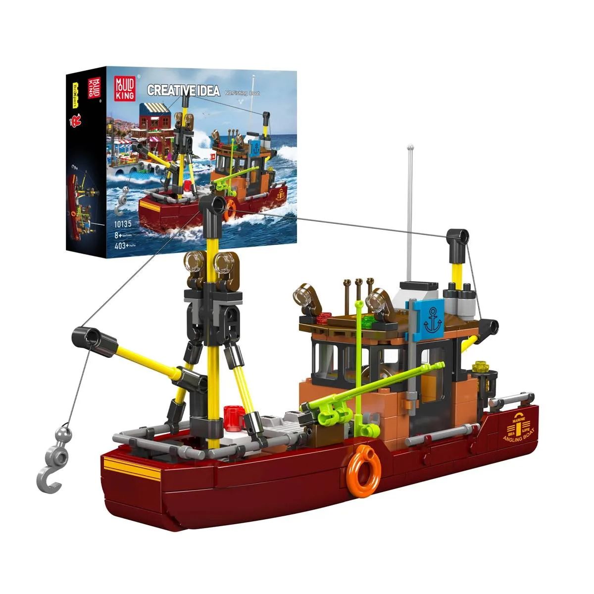Mould King Bateau de pêche (MOU-10135) - prix | Brick Broker