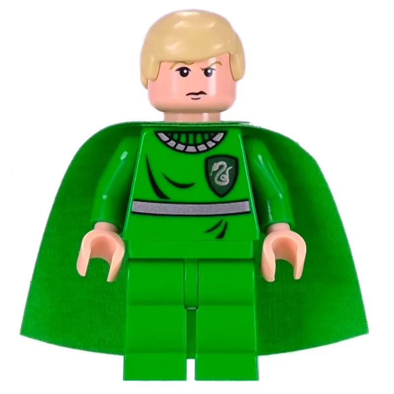 Draco Malfoy, Green Slytherin Quidditch Unifo… — minifigurine LEGO | Brick Broker