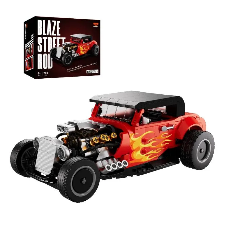 iambrick The Hot Rod Blaze Street Rod (IAB-50106) - prix | Brick Broker