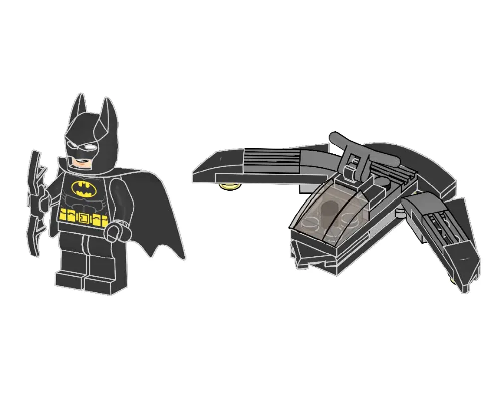 LEGO 212326 Batman et Batjet - prix et où acheter | Brick Broker