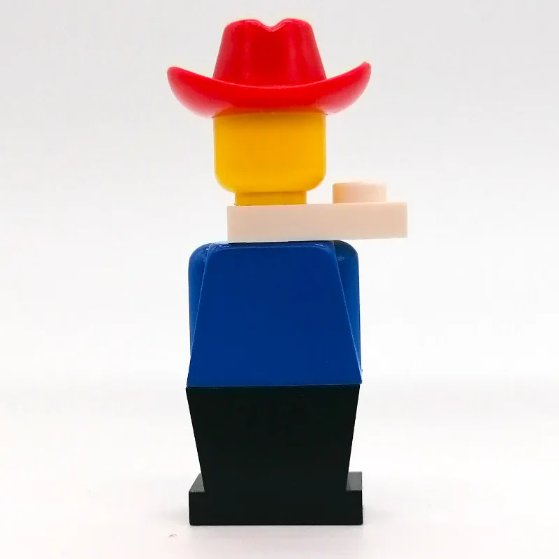LEGOLAND Blue Torso, Black Legs, Red Cowboy H… — minifigurine LEGO | Brick Broker