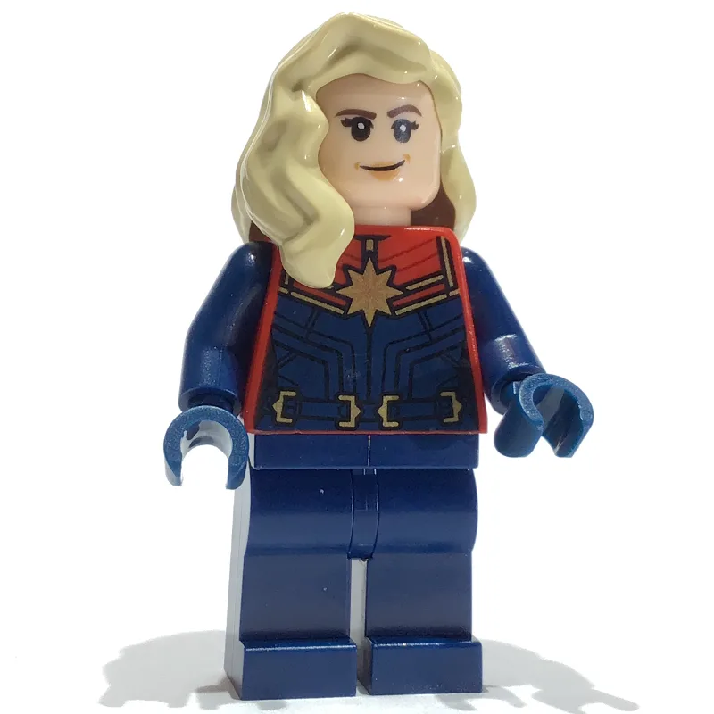 Captain Marvel, Mid-length Tan Hair — dans quels sets LEGO ? (fig-014388) | Brick Broker