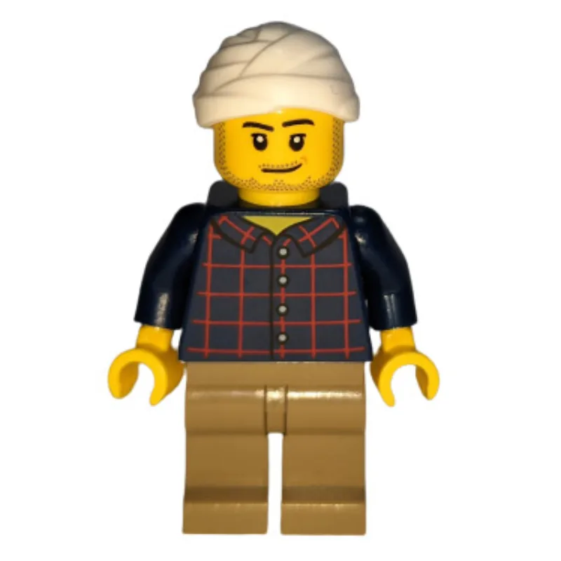 Charlie Glitche, Dark Blue Torso, Dark Tan Le… — minifigurine LEGO | Brick Broker