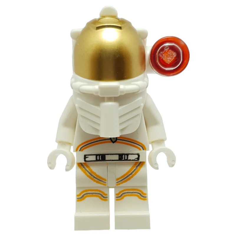 Astronaut - White Torso and Legs, Orange Trim… — minifigurine LEGO | Brick Broker