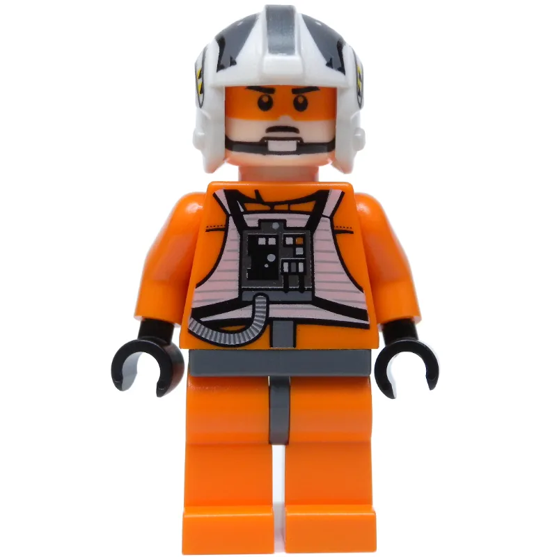Zev Senesca, Orange Rebel Pilot Outfit — dans quels sets LEGO ? (fig-003807) | Brick Broker