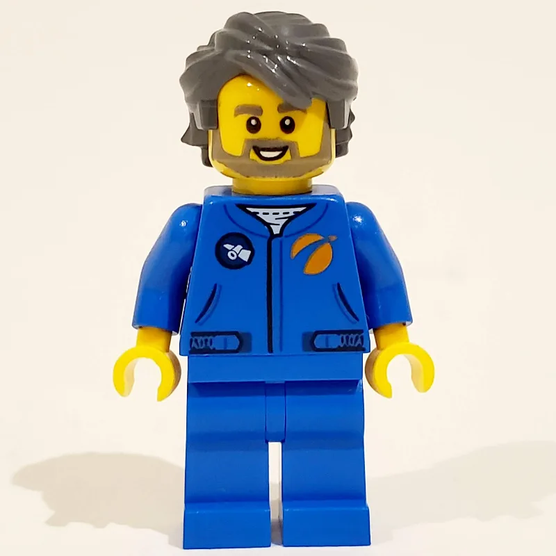 Astronaut - Blue Torso and Legs, Dark Bluish… — minifigurine LEGO | Brick Broker