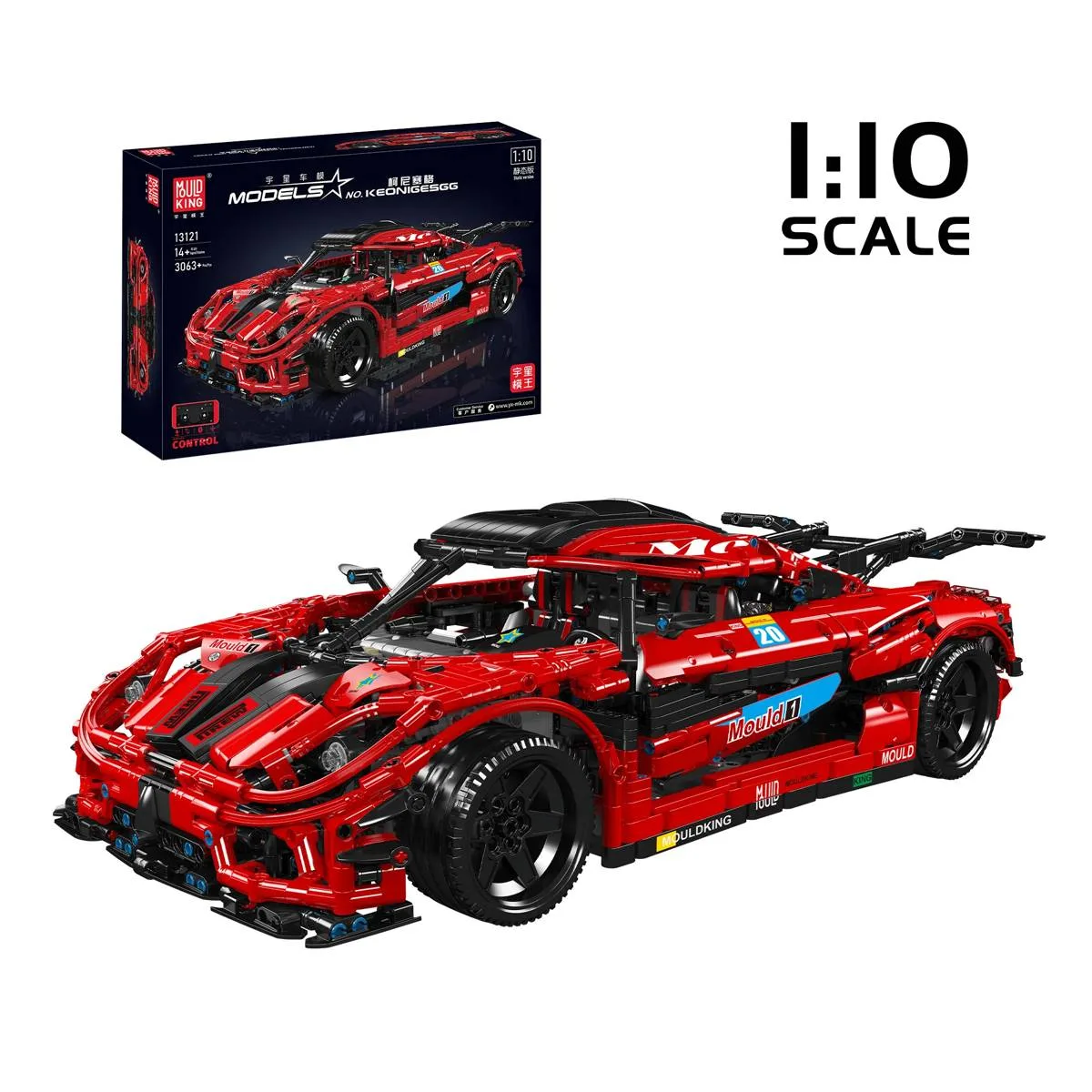 Mould King Hypercar Koenigsegg (MOU-13121) - prix | Brick Broker