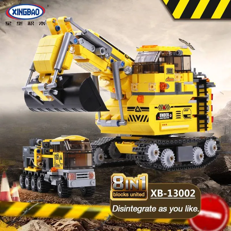 Xingbao 8 EN 1 La Grande Excavatrice (XB-13002) - prix | Brick Broker