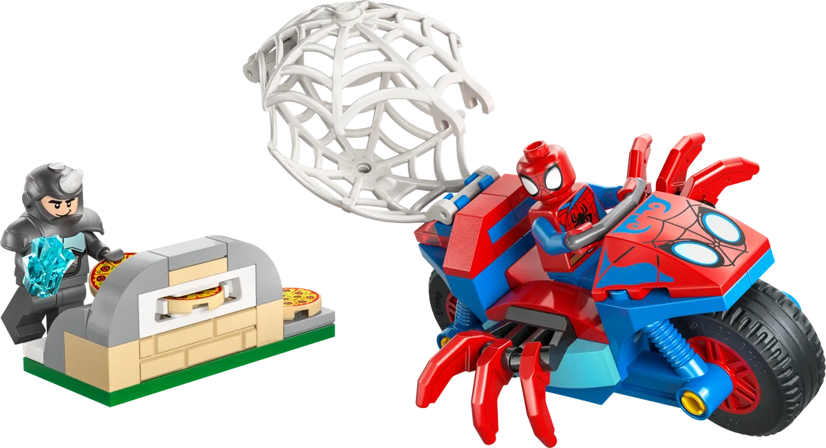 LEGO 11206 Spidey sur sa moto contre Rhino - prix | Brick Broker