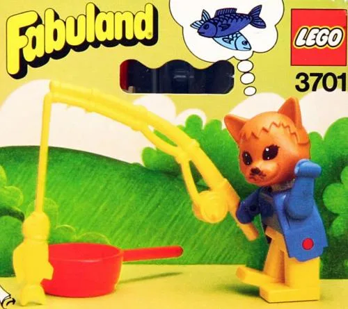LEGO 3701 Pêcheur Cornelius le chat - prix | Brick Broker