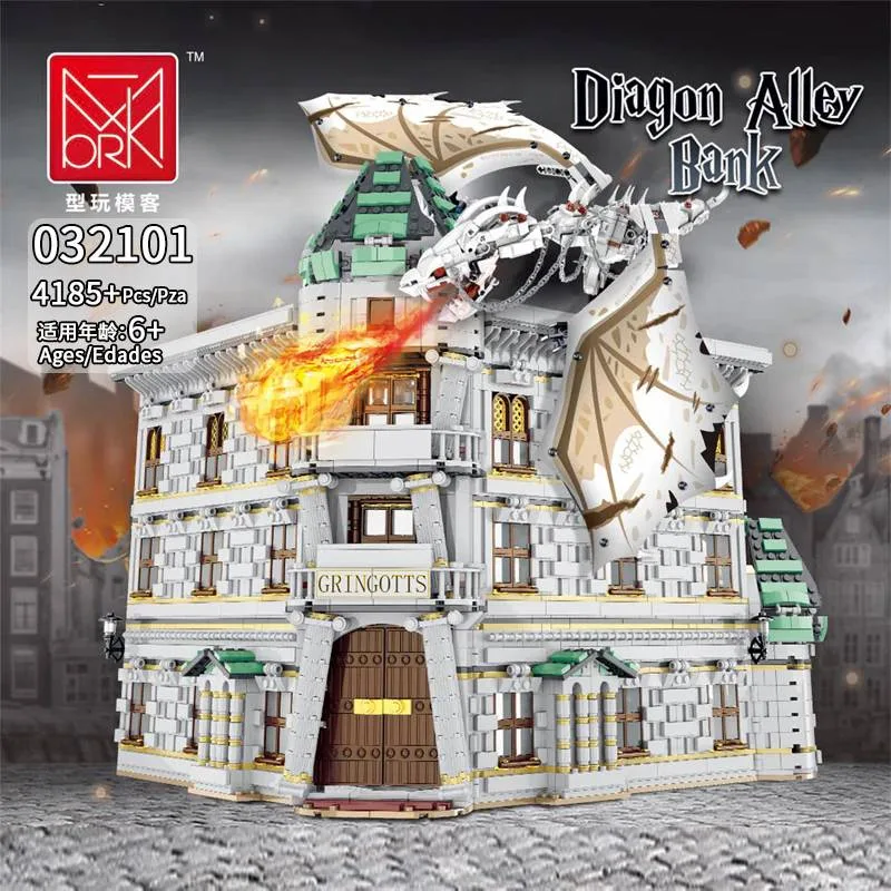 Mork Banque des Sorciers Gringotts & Dragon Panspenne Ukrainien - Chemin de Traverse (MOR-032101) - prix | Brick Broker