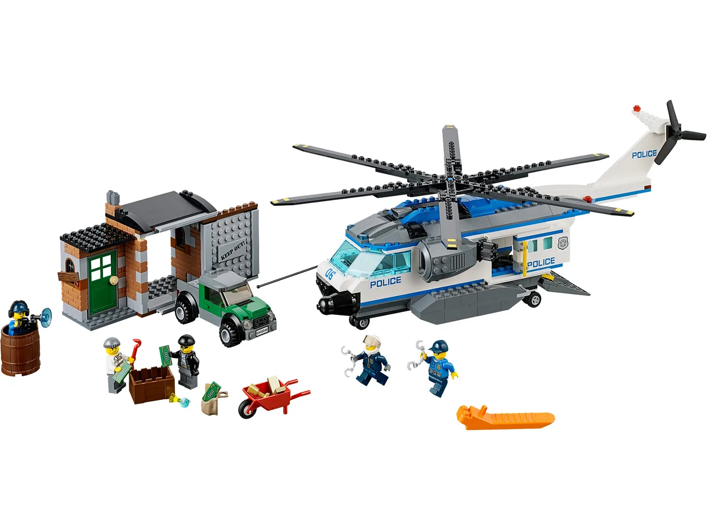 LEGO 60046 Hélicoptère de surveillance - prix | Brick Broker