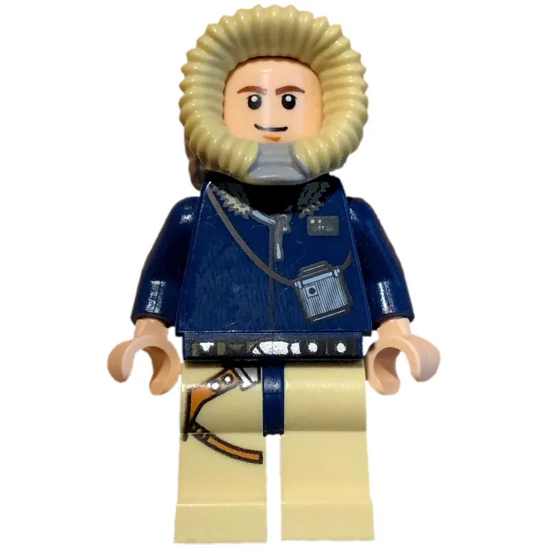 Han Solo, Hoth Outfit, Dark Blue Hood, White… — minifigurine LEGO | Brick Broker