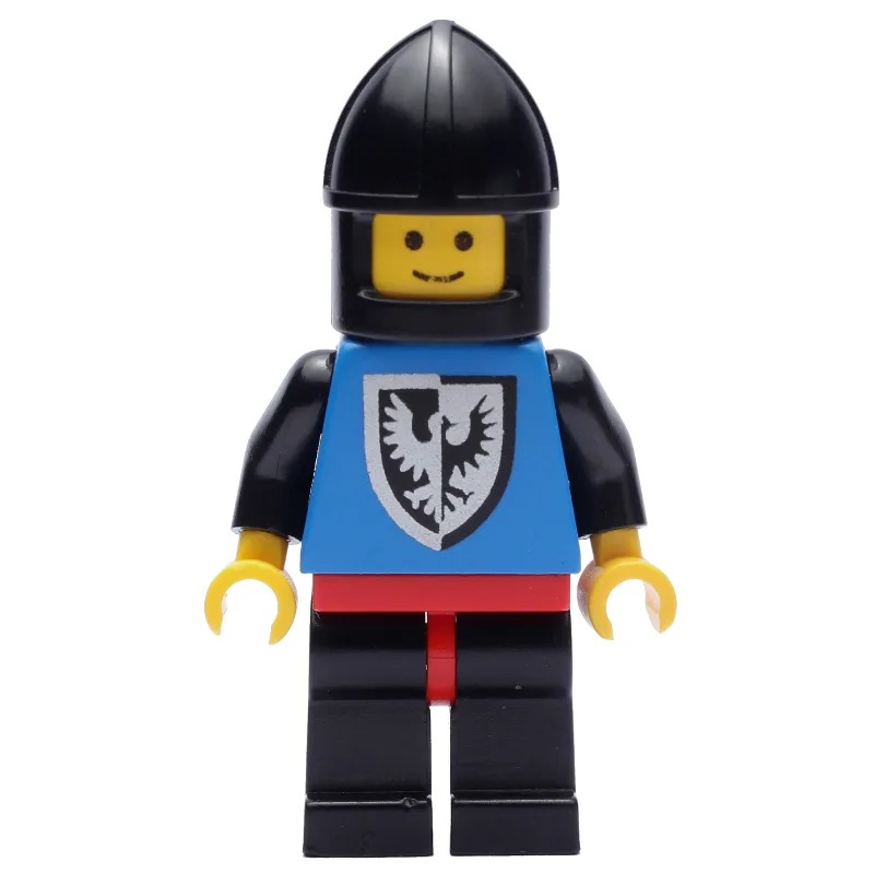 Knight (Black Falcons) - Black Legs, Chin-Pro… — minifigurine LEGO | Brick Broker