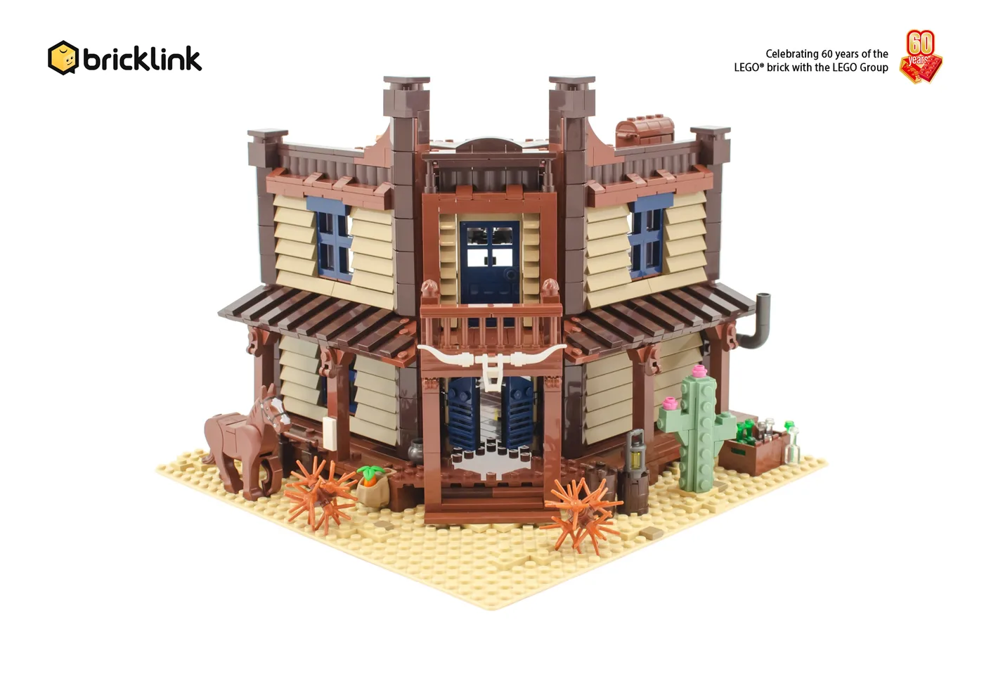 BrickLink 19004 Saloon du Far West - prix | Brick Broker