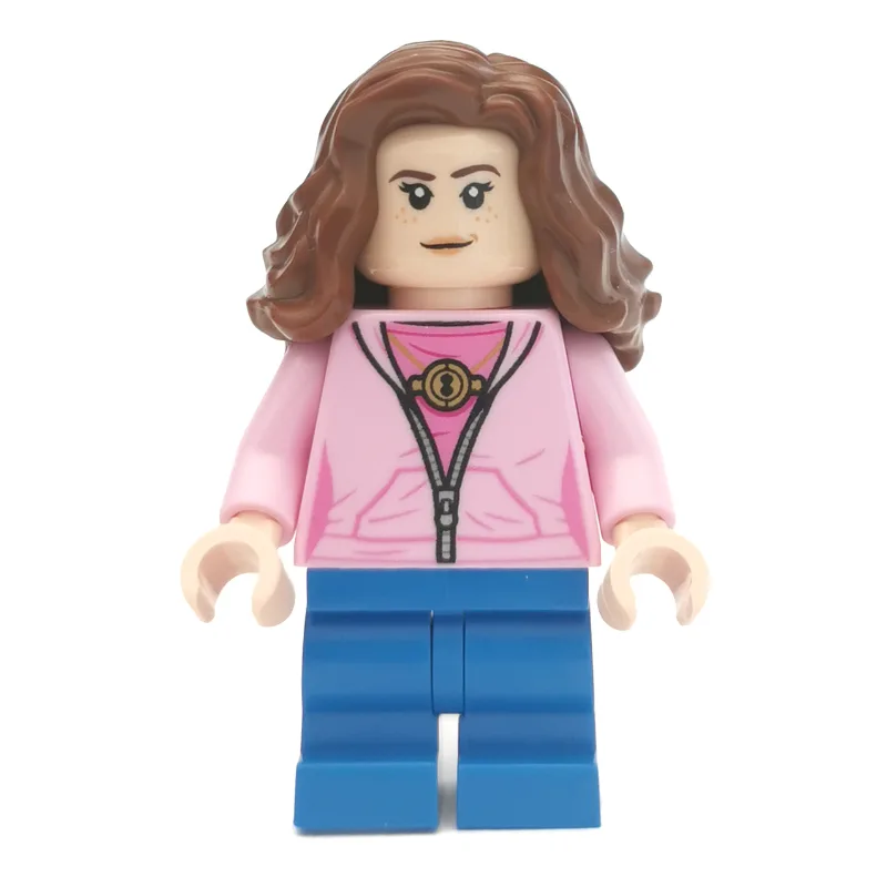 Hermione Granger, Bright Pink Hoodie over Dar… — minifigurine LEGO | Brick Broker