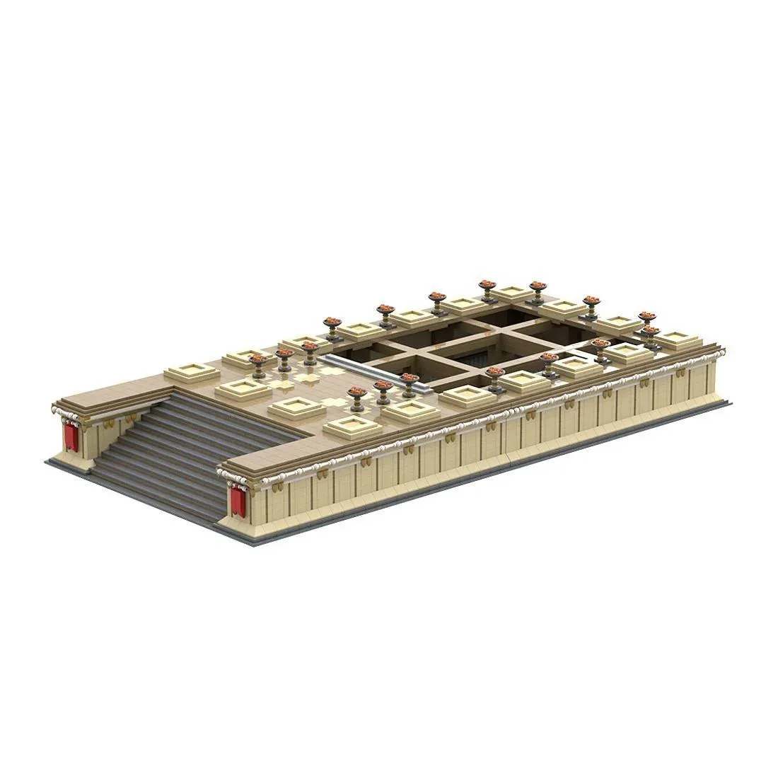LesDiy Module 1 pour ensemble de temple château romain antique (LESDIY-3592500) - prix | Brick Broker