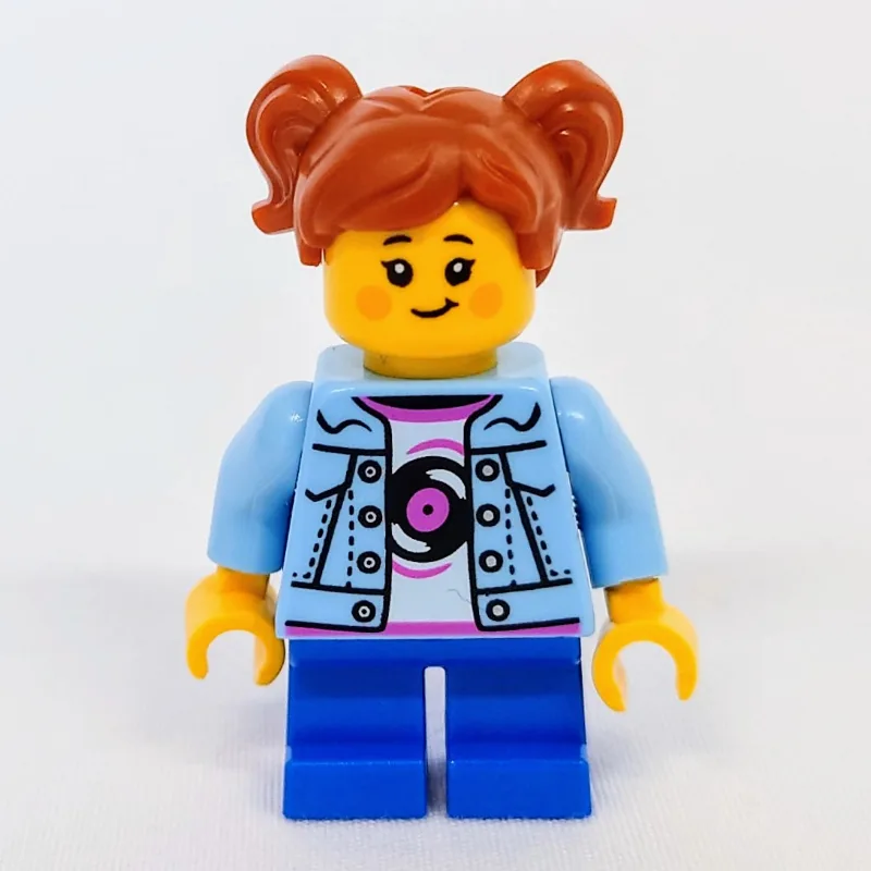 Kid, Bright Light Blue Torso, Blue Legs, Dark… — minifigurine LEGO | Brick Broker