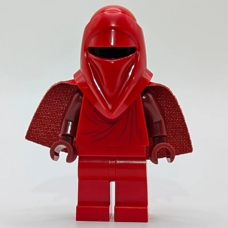 Royal Guard, Dark Red Hands, Short Cape — minifigurine LEGO | Brick Broker