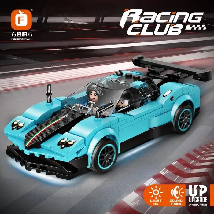 Forange Voiture de course bleue (FOR-FC1617) - prix | Brick Broker