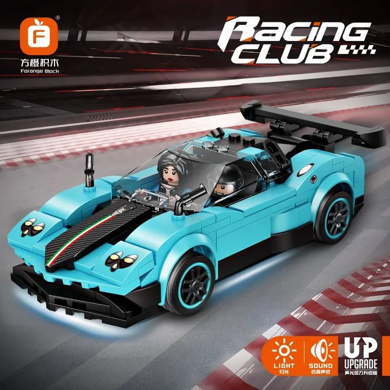 Forange Voiture de course bleue (FOR-FC1617) - prix | Brick Broker