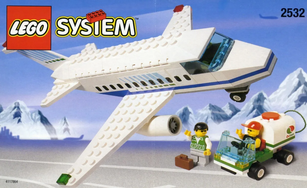 LEGO 2532 Avion et équipe au sol - prix et où acheter | Brick Broker